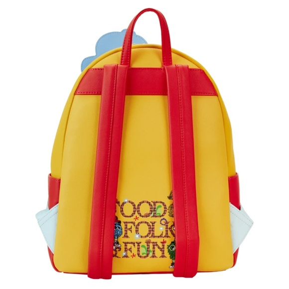 Loungefly McDonald’s Fry Kids Triple Pocket Mini Backpack NWT - Picture 3 of 6